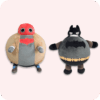 Fat Jason Todd And Batman Plush 2PCS