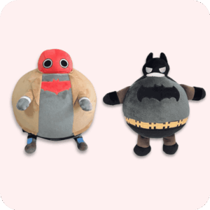 Fat Jason Todd And Batman Plush 2PCS
